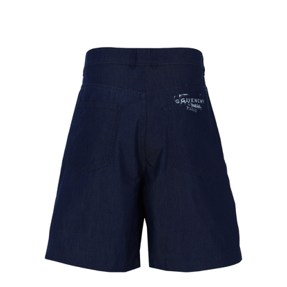 MAYFEYR - Givenchy - Denim Shorts In Indigo Blue - BM51PE517D415