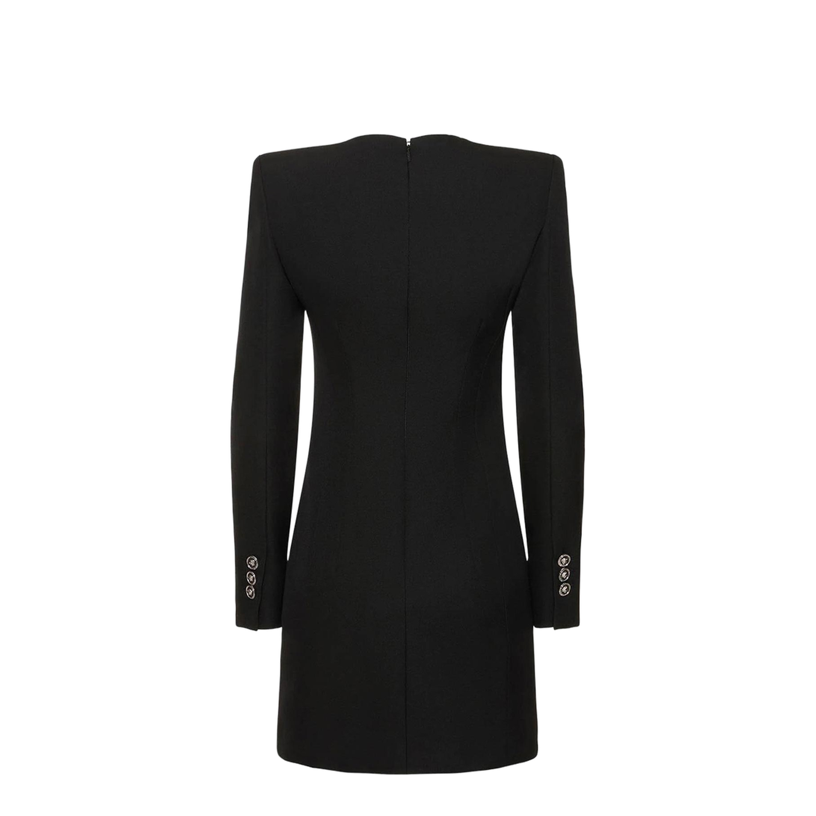Mini Grain De Poudre Dress In Black