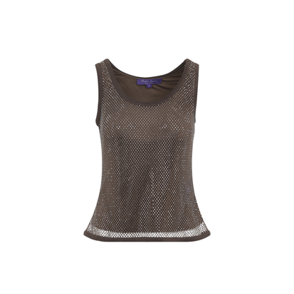MAYFEYR - RALPH LAUREN COLLECTION - Espresso Melony Tank Top - 290P19622001ESPRESSO