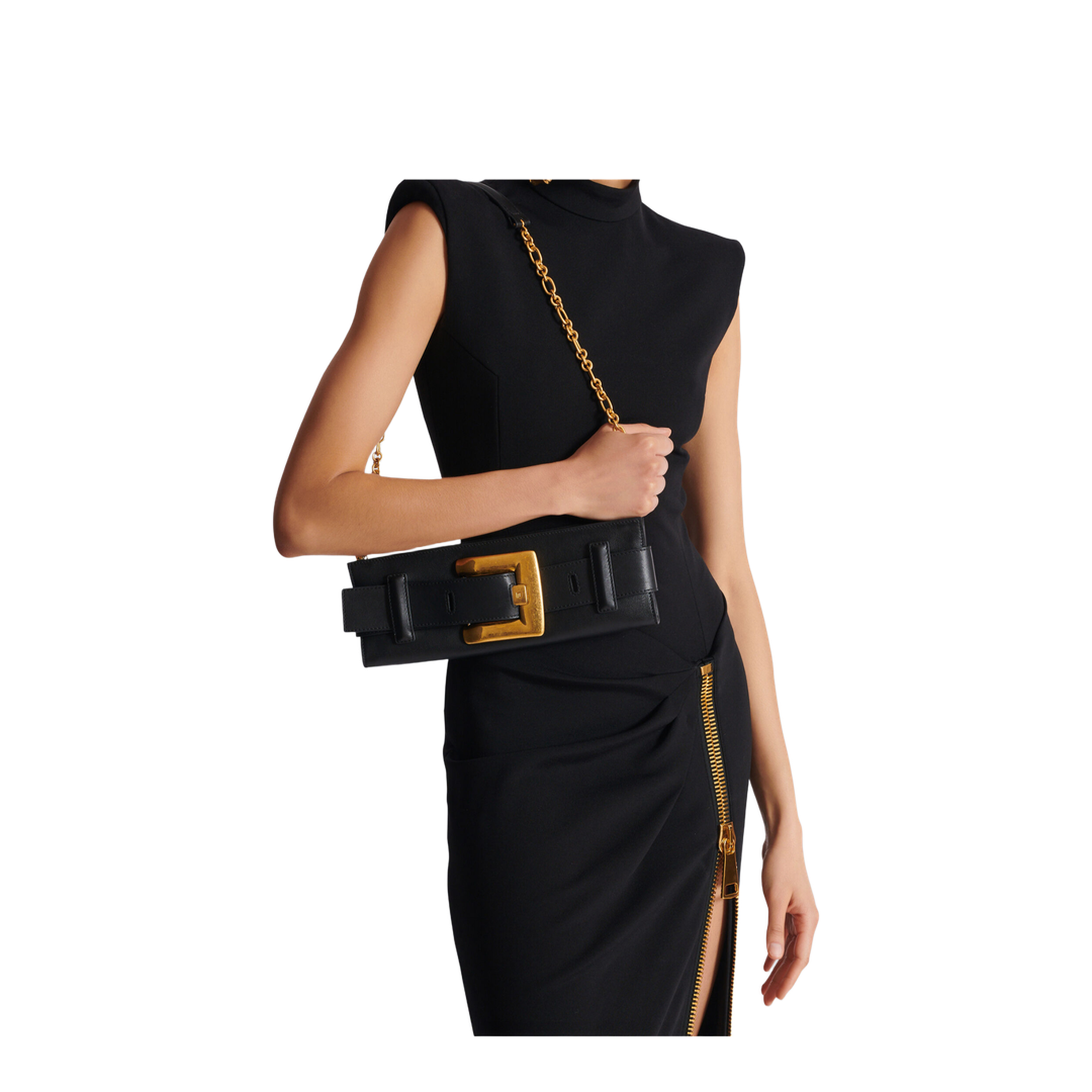 Anthem Calfskin Leather Clutch