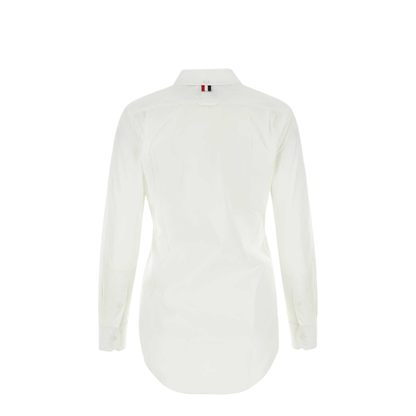 MAYFEYR - Thom Browne - Button-Down Shirt In White - FLL005E03113100