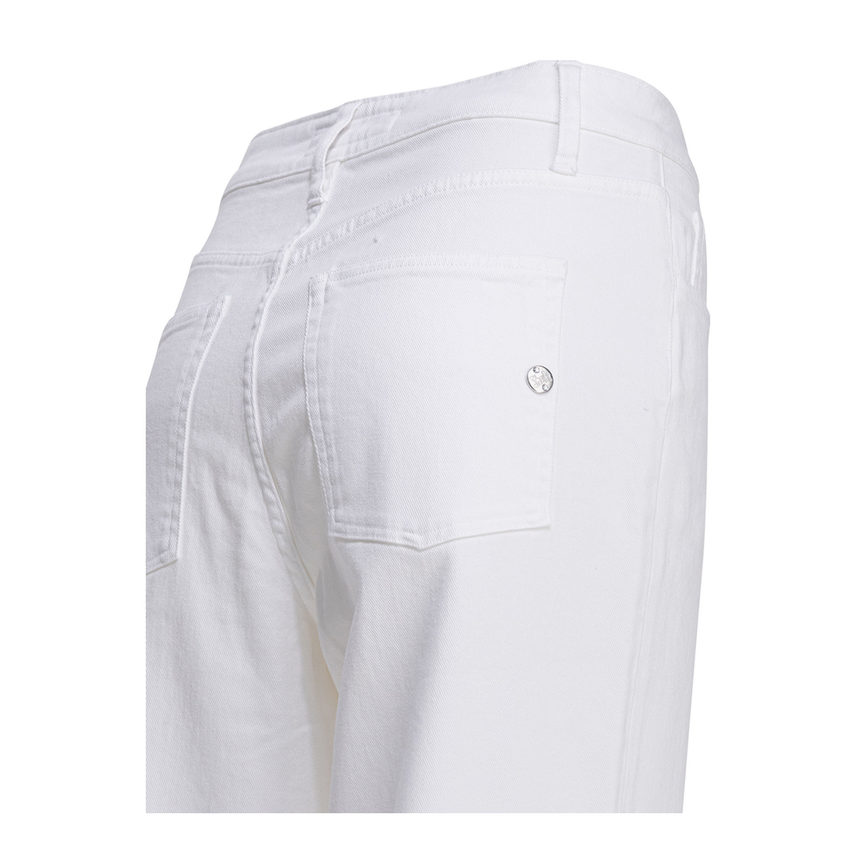 MAYFEYR - Shaft Jeans - Arch Drill Stretch Straight Leg Jeans - EP1DHIT2900OFFWHITE
