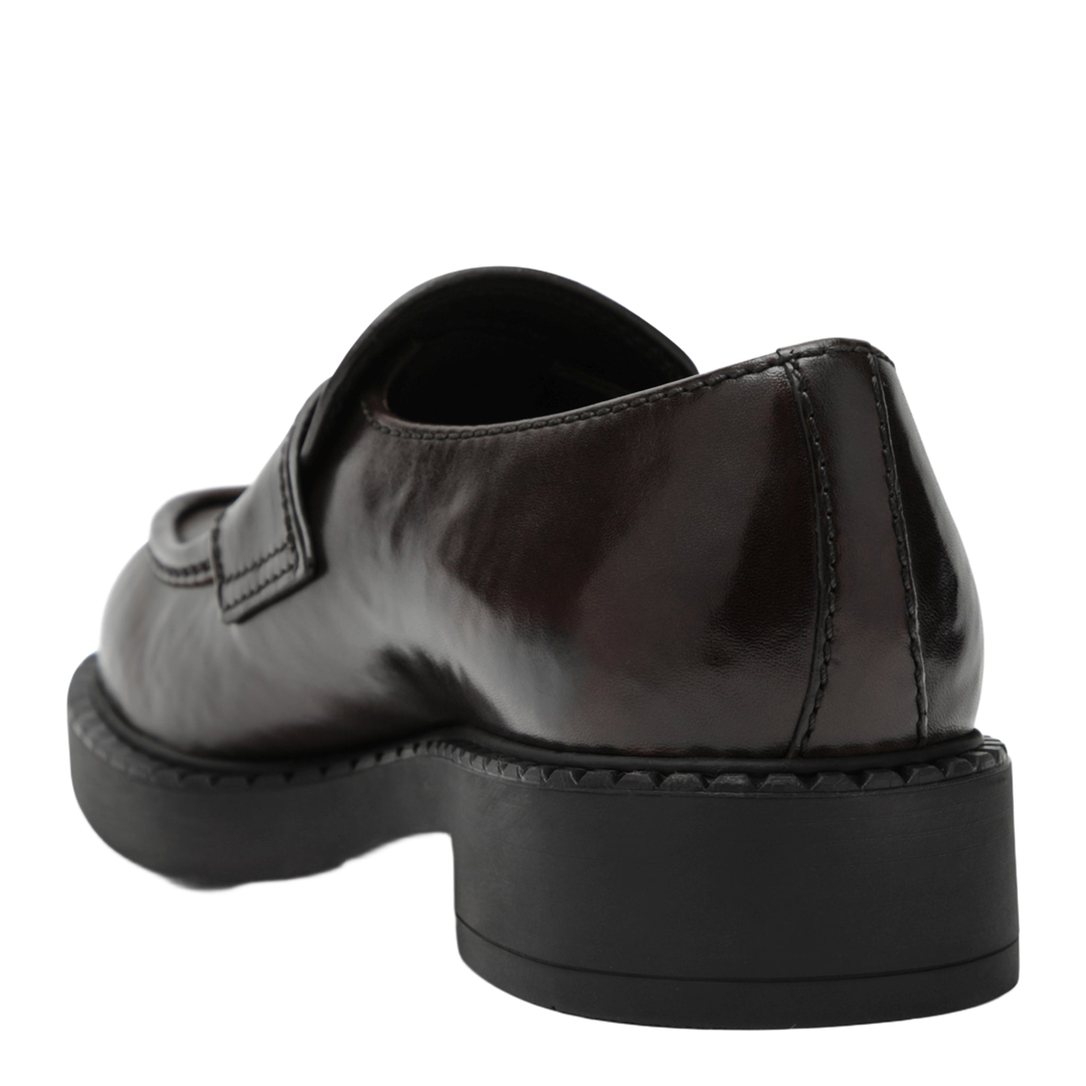 MAYFEYR - Prada - Chocolate Leather Loafers In Brown Leather - 2DE127G0003ZPQF0562