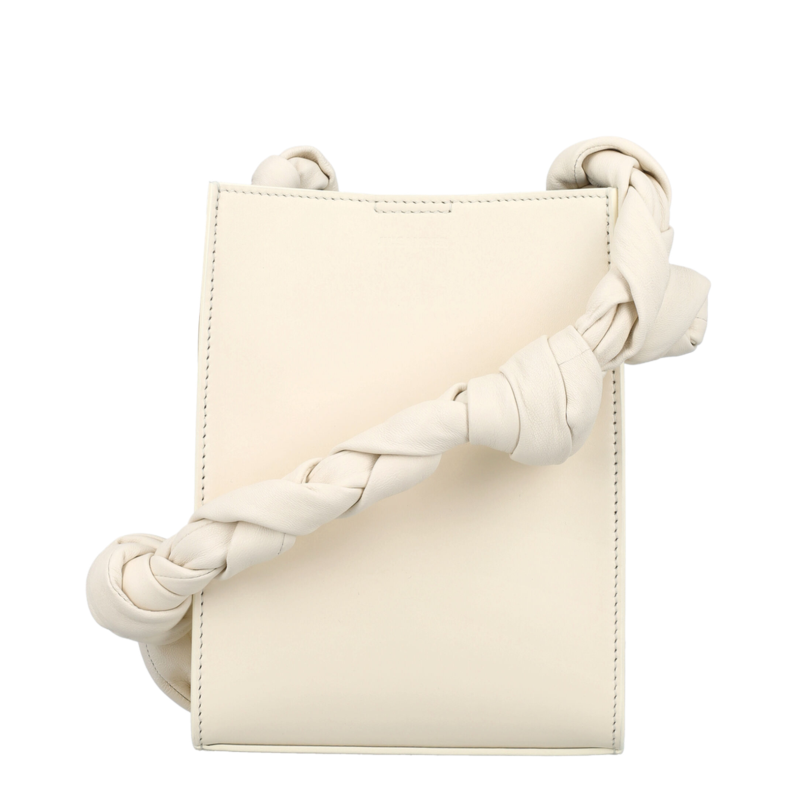 Ivory Leather Tangle Shoulder Bag
