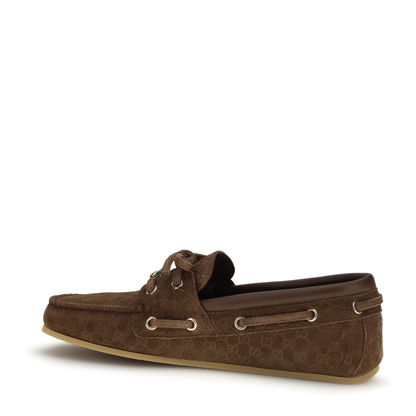 MAYFEYR - Gucci - Suede Boat Loafers - 854817AAFVS