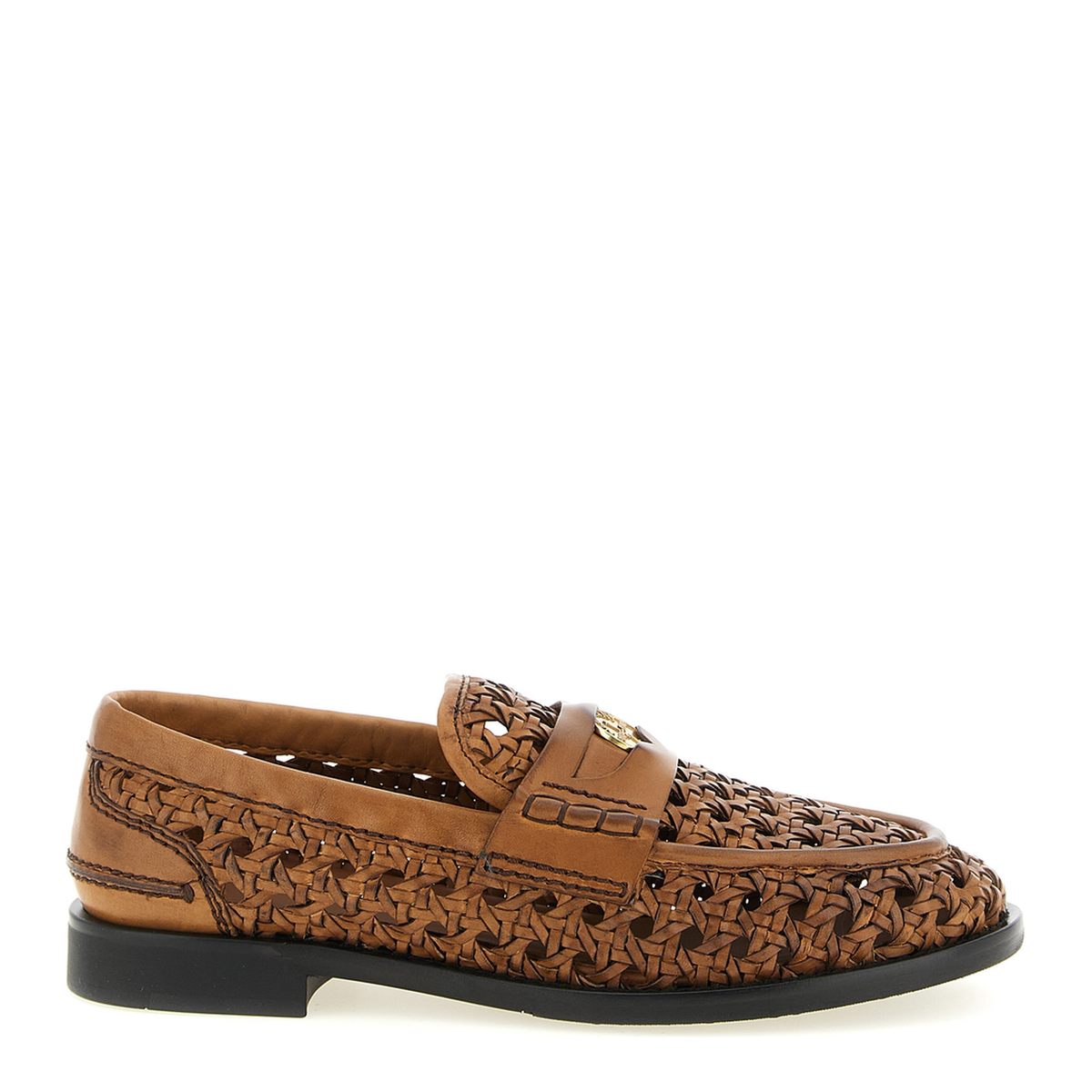 MAYFEYR - Miu Miu - Brown Leather Loafers - 5D683EF0153ZN7F0046