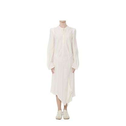 MAYFEYR - Lemaire - Creased Bias Midi Dress - DR1135LF1611WH001