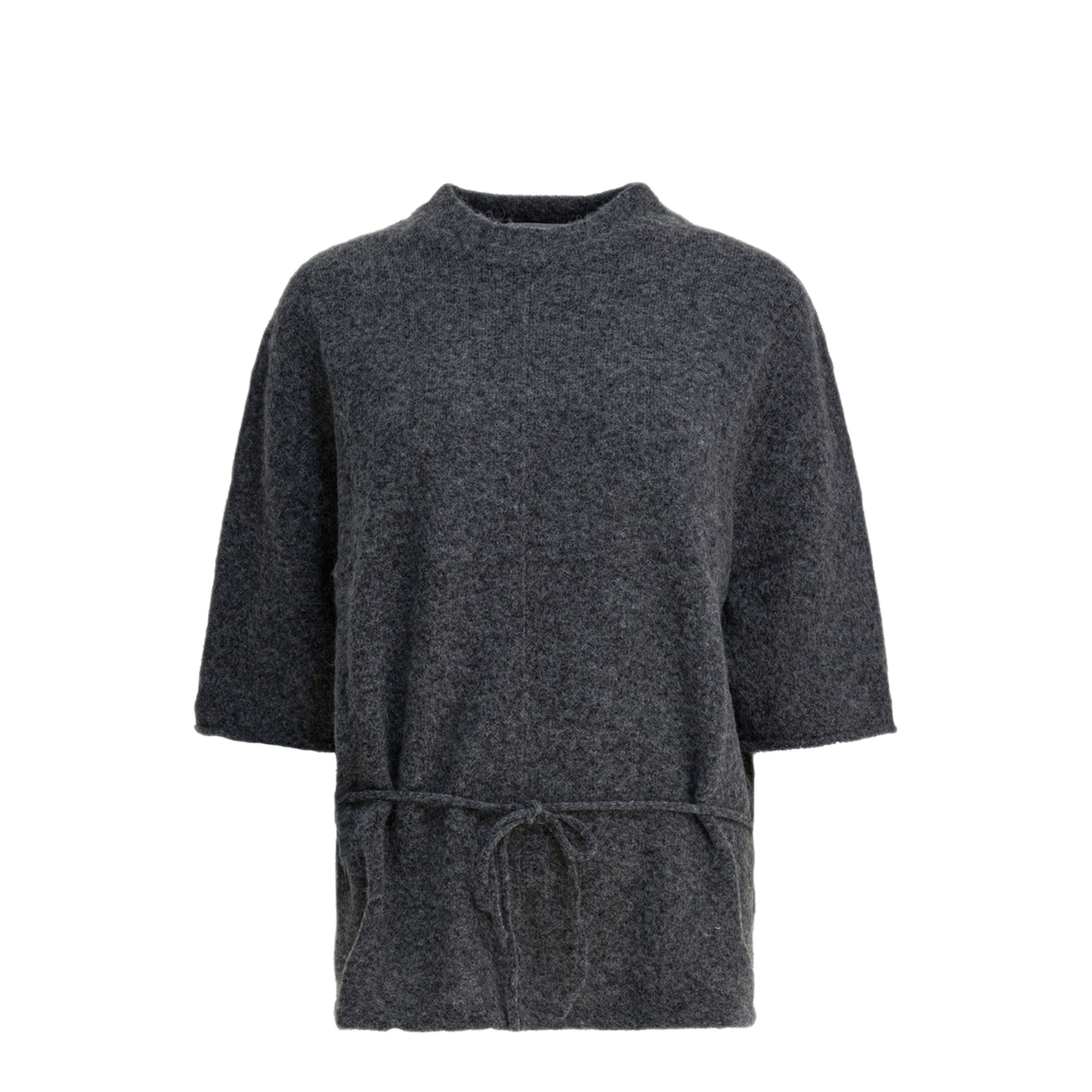 MAYFEYR - Umarmung - Wool Blend Crew Neck Sweater - UM253APO11GRAPHITE