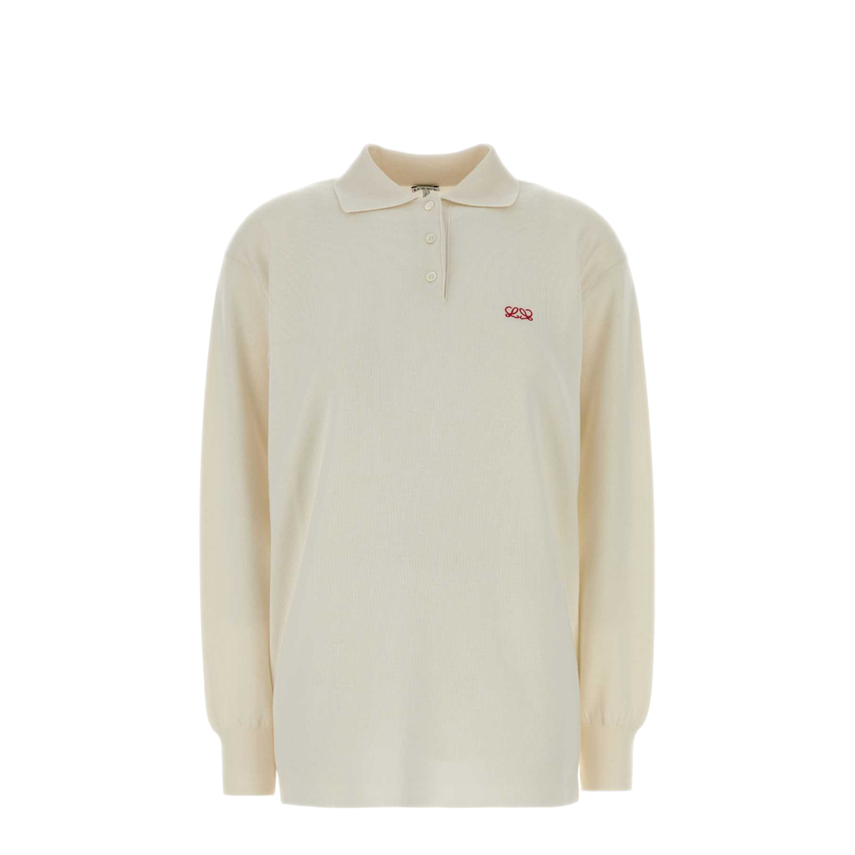 MAYFEYR - Loewe - Ivory Stretch Cashmere Blend Polo Shirt - S540Y14KHJWHITE