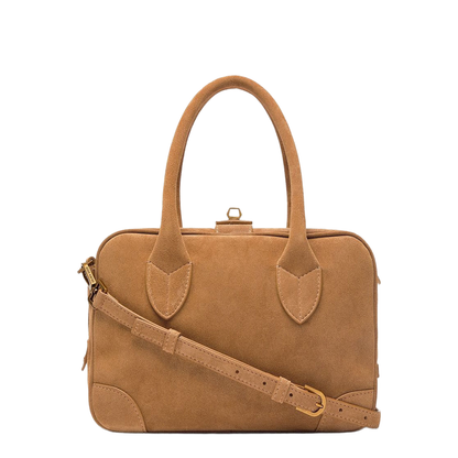 MAYFEYR - Golden Goose - Vita Suede Bag With Gold Details - GWA00470A000798