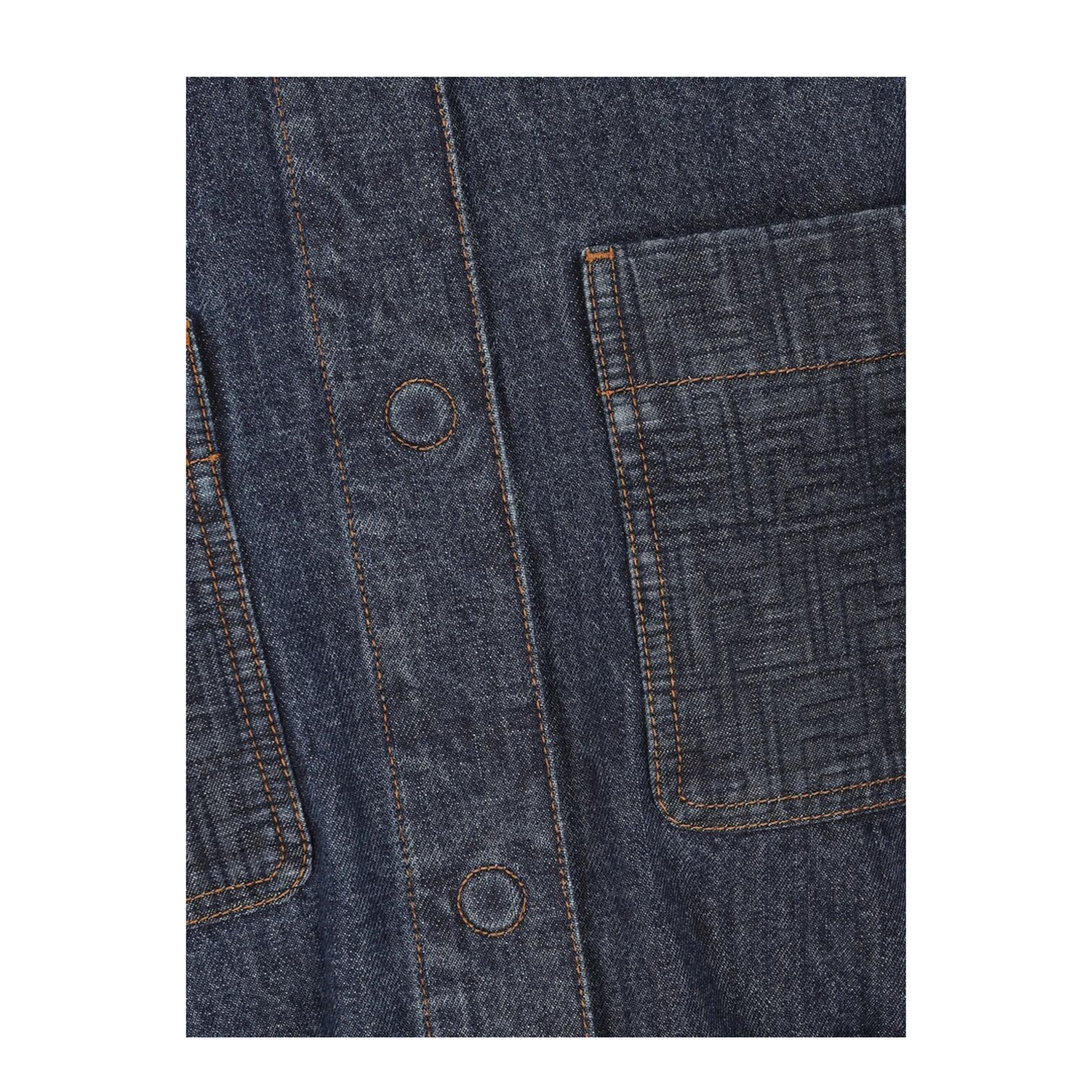 MAYFEYR - Fendi - Go-To Denim Shirt Jacket With Quilted Motif - FLF677AW82