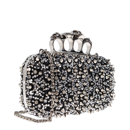 MAYFEYR - Alexander Mcqueen - Clutch Bag With Shimmering Crystals - 8503111T1151000