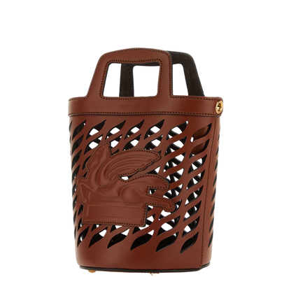 Caramel Leather Bucket Bag