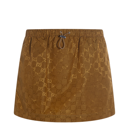 Miniskirt with GG Texture