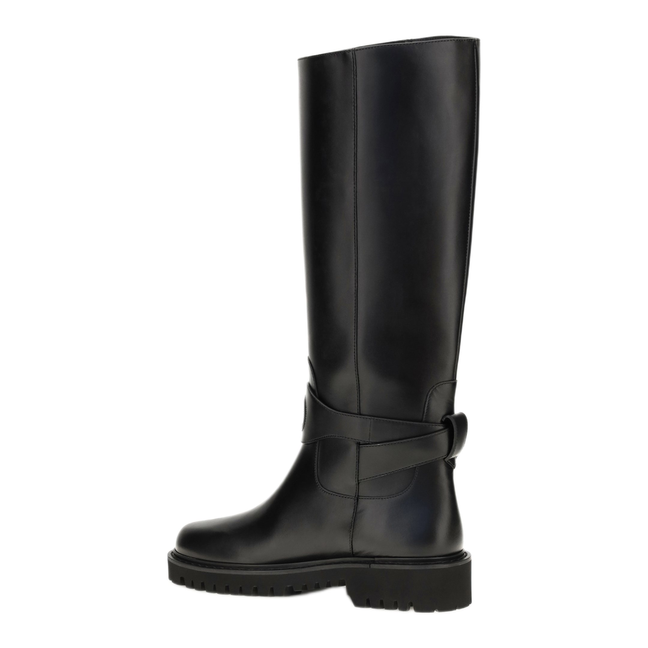 MAYFEYR - Valentino - Vlogo Signature Calfskin High Boots - 9W2S0QA3VQK0NO