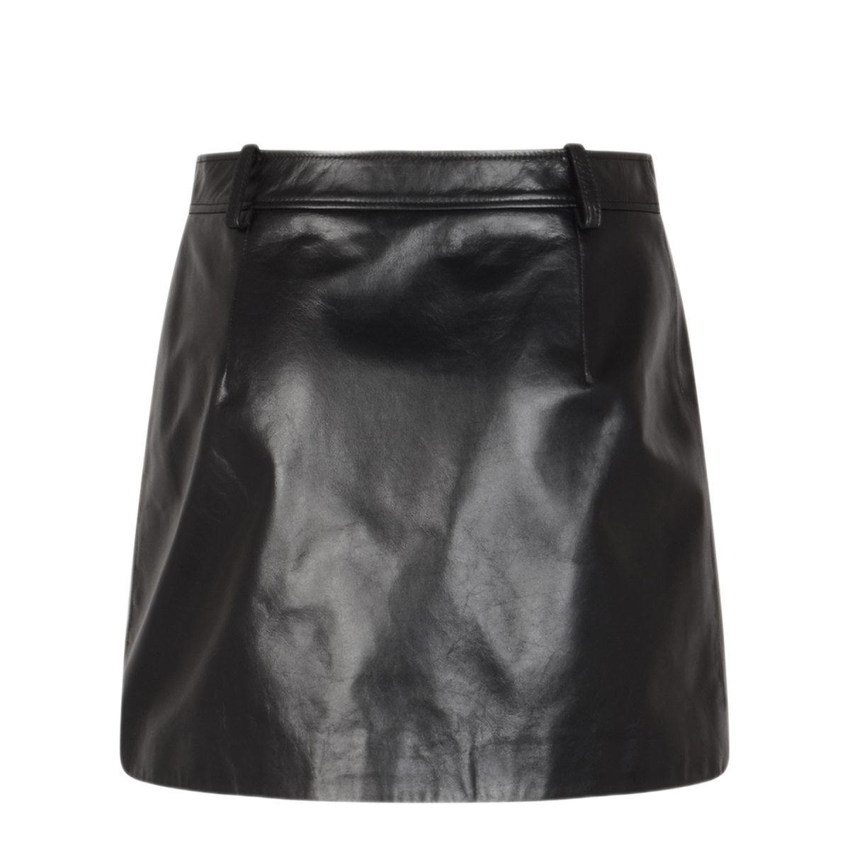 MAYFEYR - Gucci - Black Leather Mini Skirt - 860694XNA6E1000