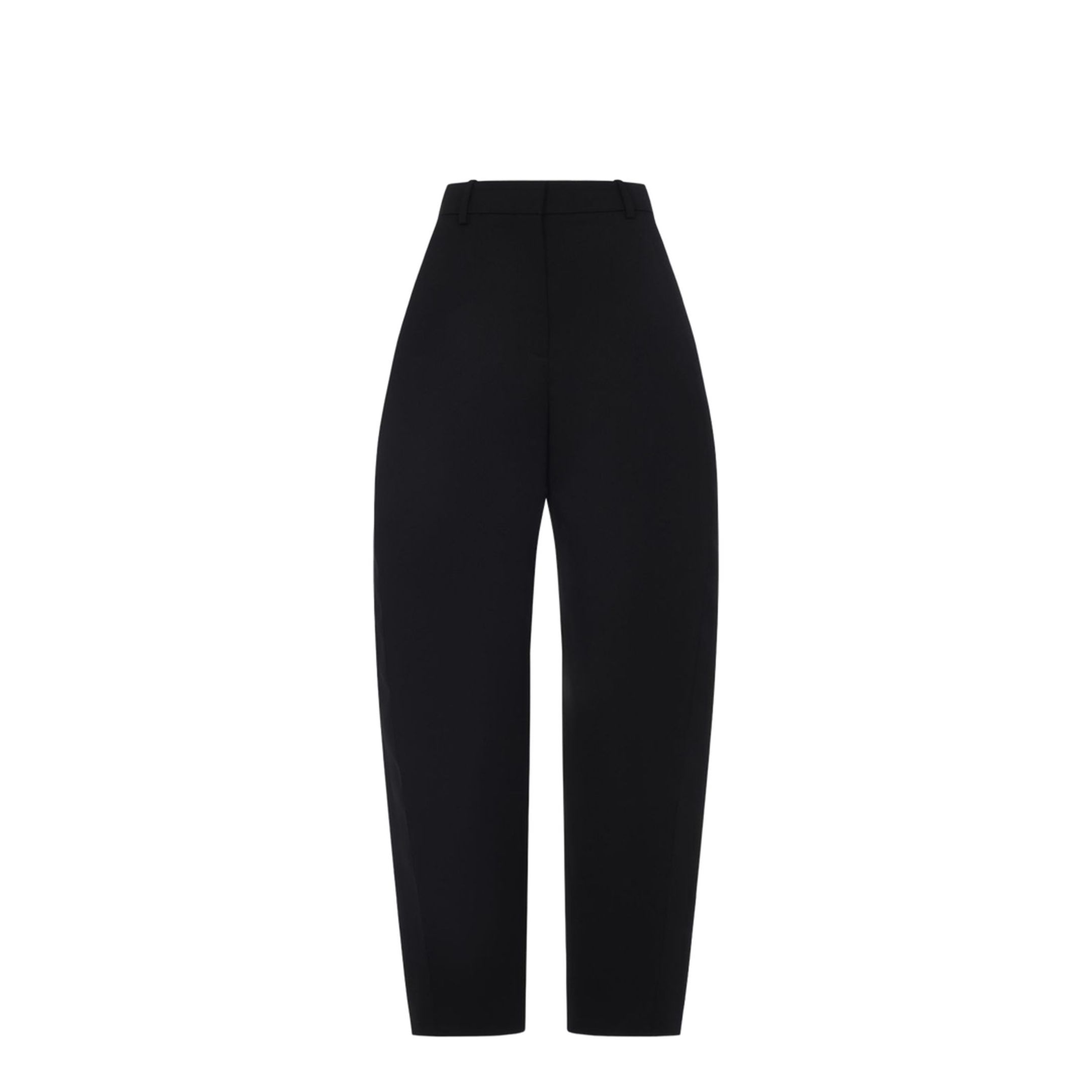 High Waist Wool Trousers