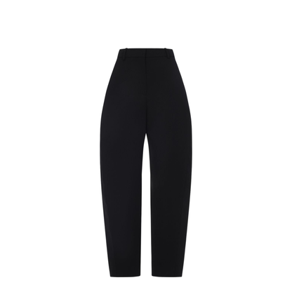 High Waist Wool Trousers