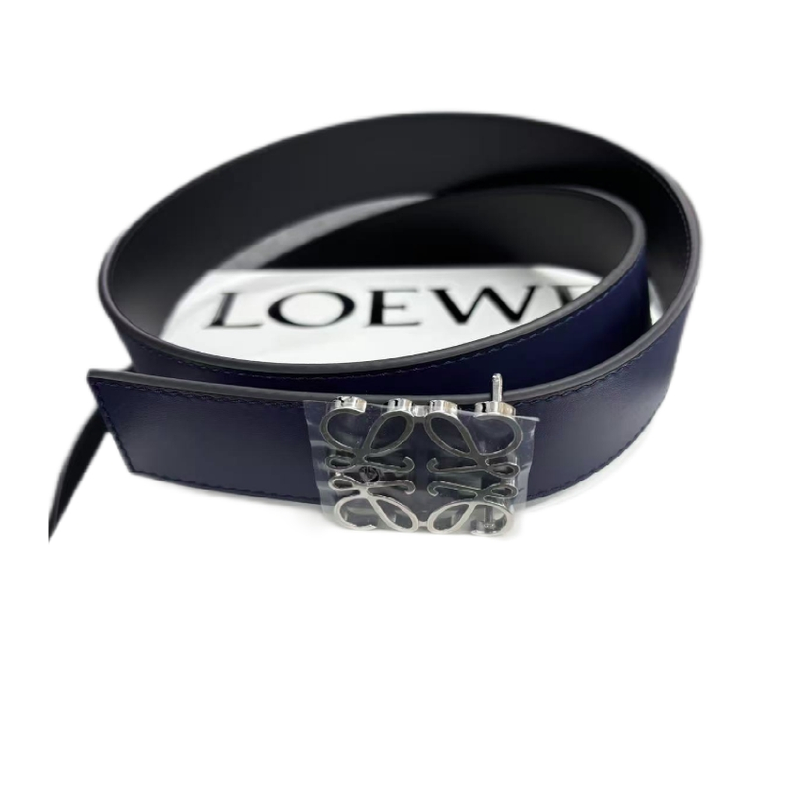 Anagram Leather Reversible Belt