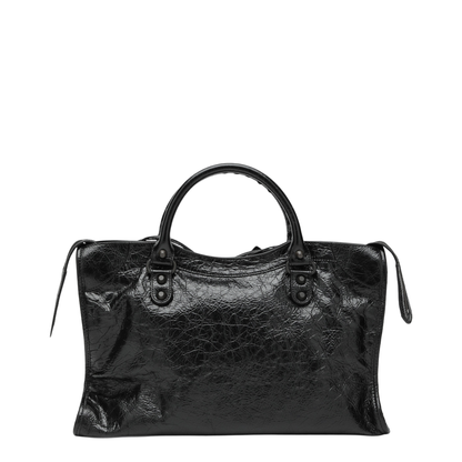 Le City Medium Calfskin Bag - Black