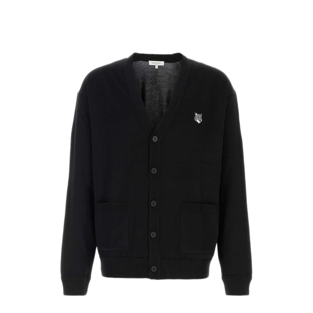 MAYFEYR - Maison Kitsuné - Fox Head Merino Comfort Cardigan - MRMKC03KT1220P199