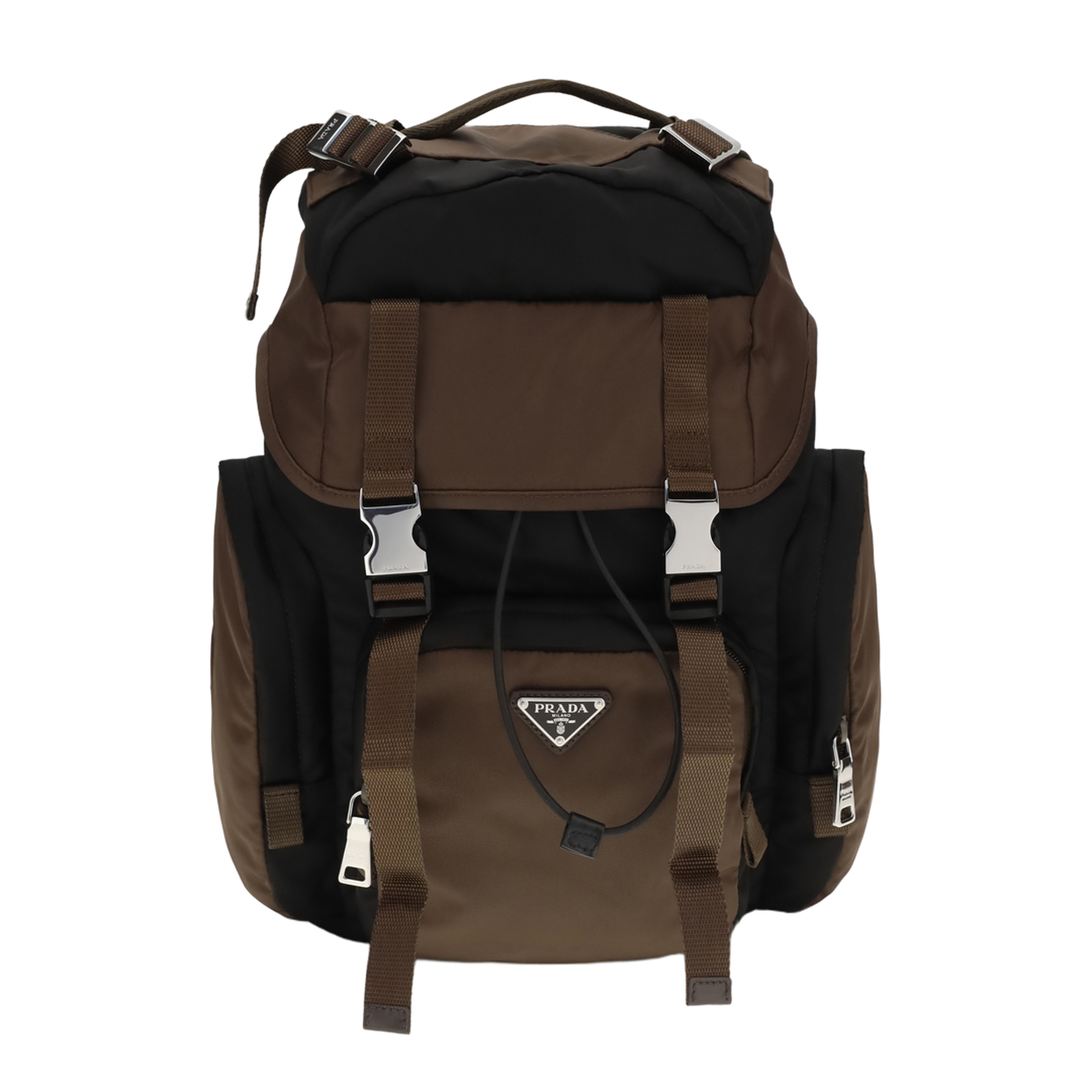 MAYFEYR - Prada - Backpack In Re-Nylon And Leather - 2VZ121VDOM2DMG