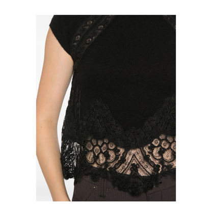 MAYFEYR - Ermanno Scervino - Top Black - D495L307APTPYU95708