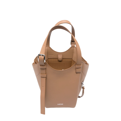 Hammock Flip Calfskin Shoulder Bag - Squirrel
