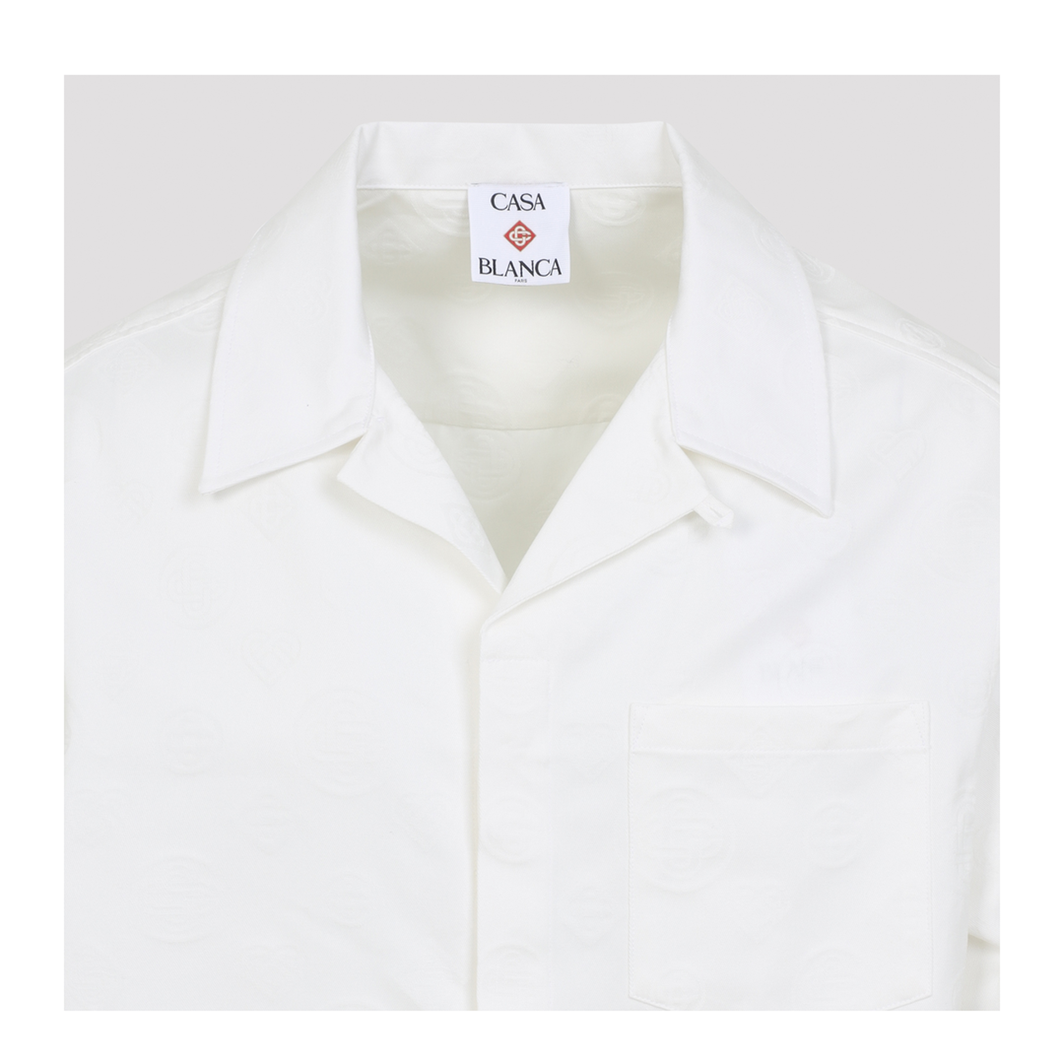 MAYFEYR - Casablanca - Monogram Short Sleeves Shirt - MSP26SH22801WHITE