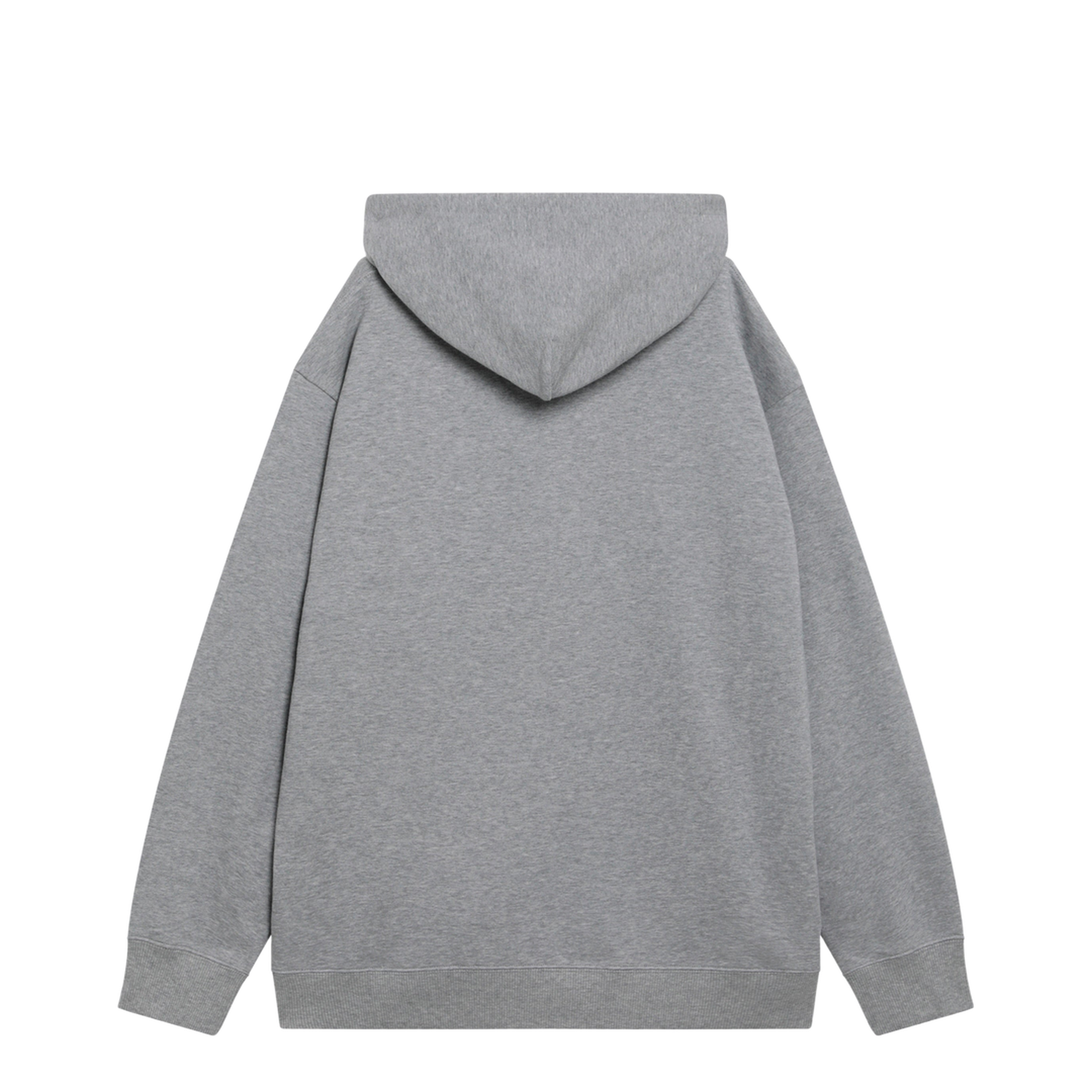 MAYFEYR - Valentino - Mélange Gray Hoodie With Vlogo Embroidery - 9V3MF30KBMN080