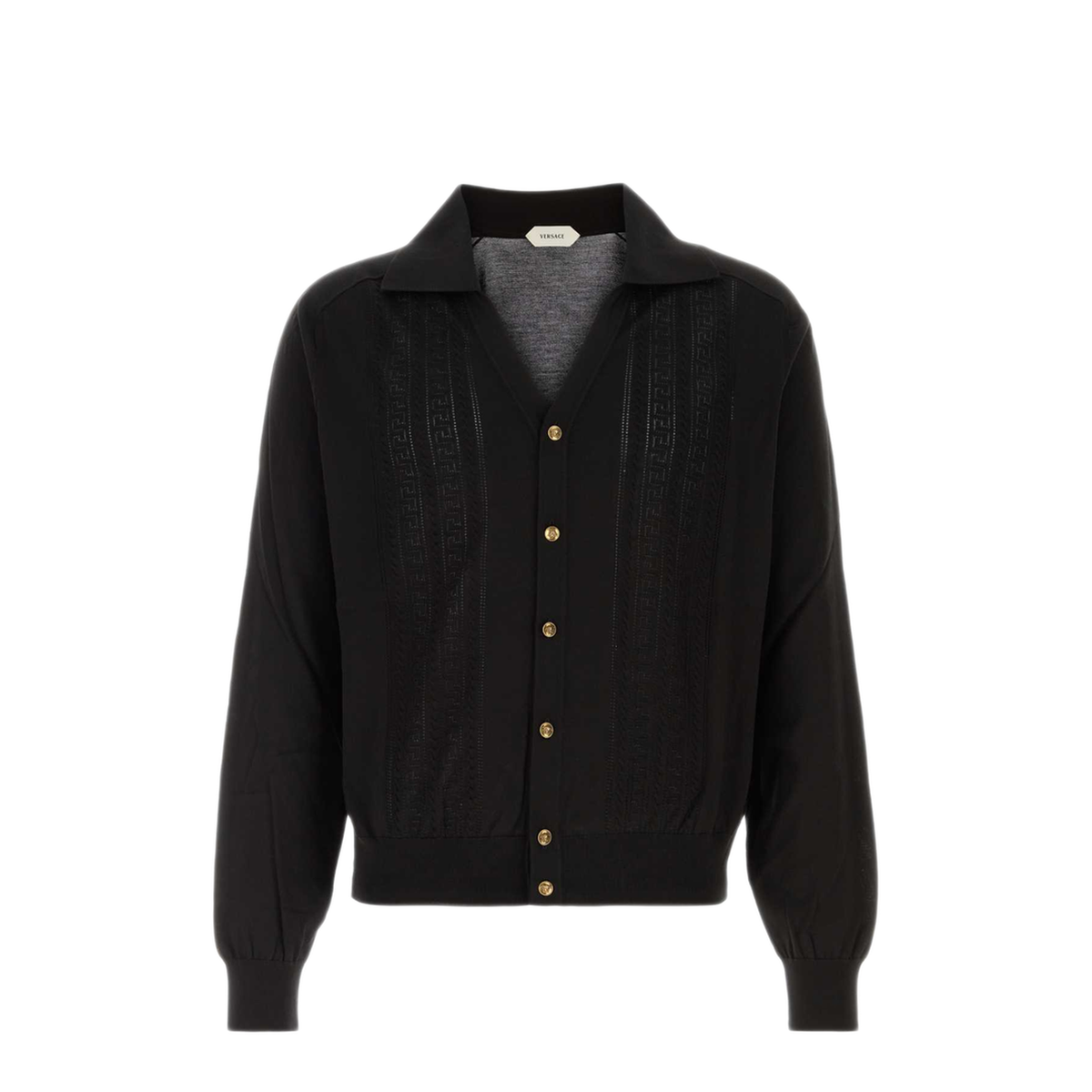 MAYFEYR - Versace - Black Knit Cardigan - 10269421A173861B000