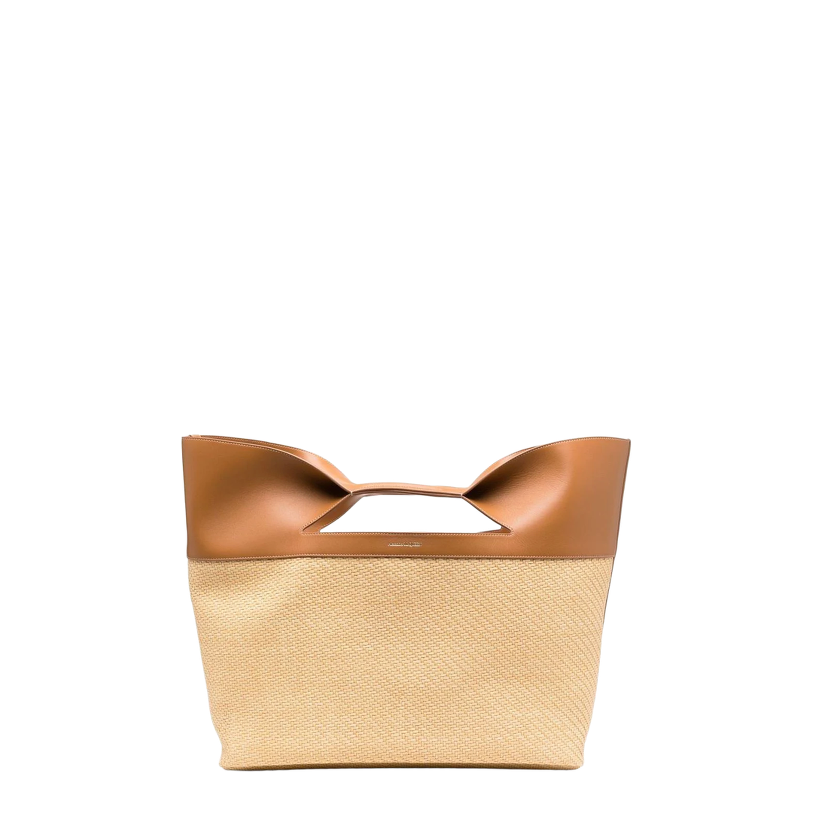 The Bow Straw Large Tote