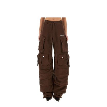 Brown Fern Cargo Pants