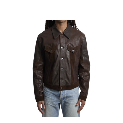 Men's Leather Jacket Brown