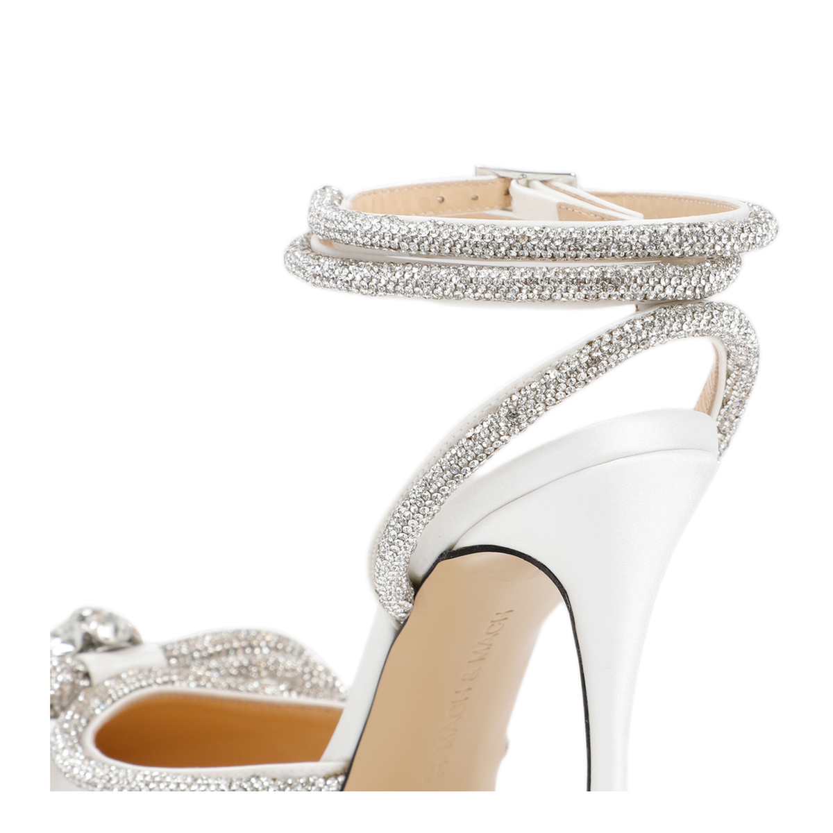 MAYFEYR - MACH & MACH - White Double Bow High Heels - FW200237WHITE