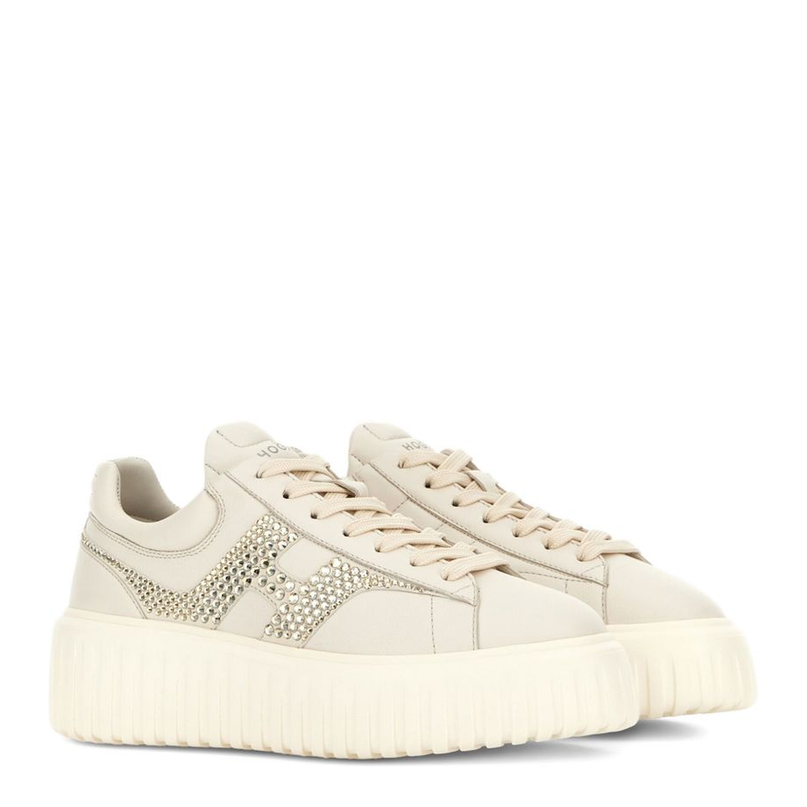 H-Stripes Sneakers Ivory Gold