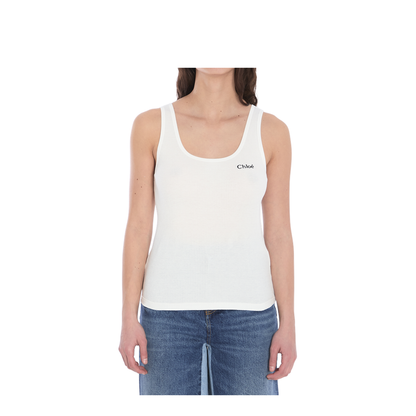 Logo Tank Top in Jersey