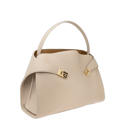 MAYFEYR - Ferragamo - Handbag Hug Medium - 219939HUGSHM780517STONE