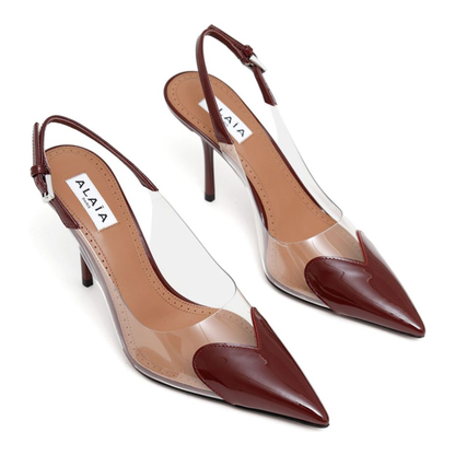 With Heel Bordeaux