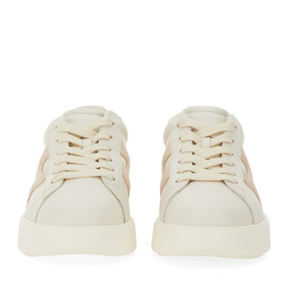 Panelled Design Lace-Up Sneakers