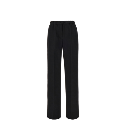 Black Wool Pant