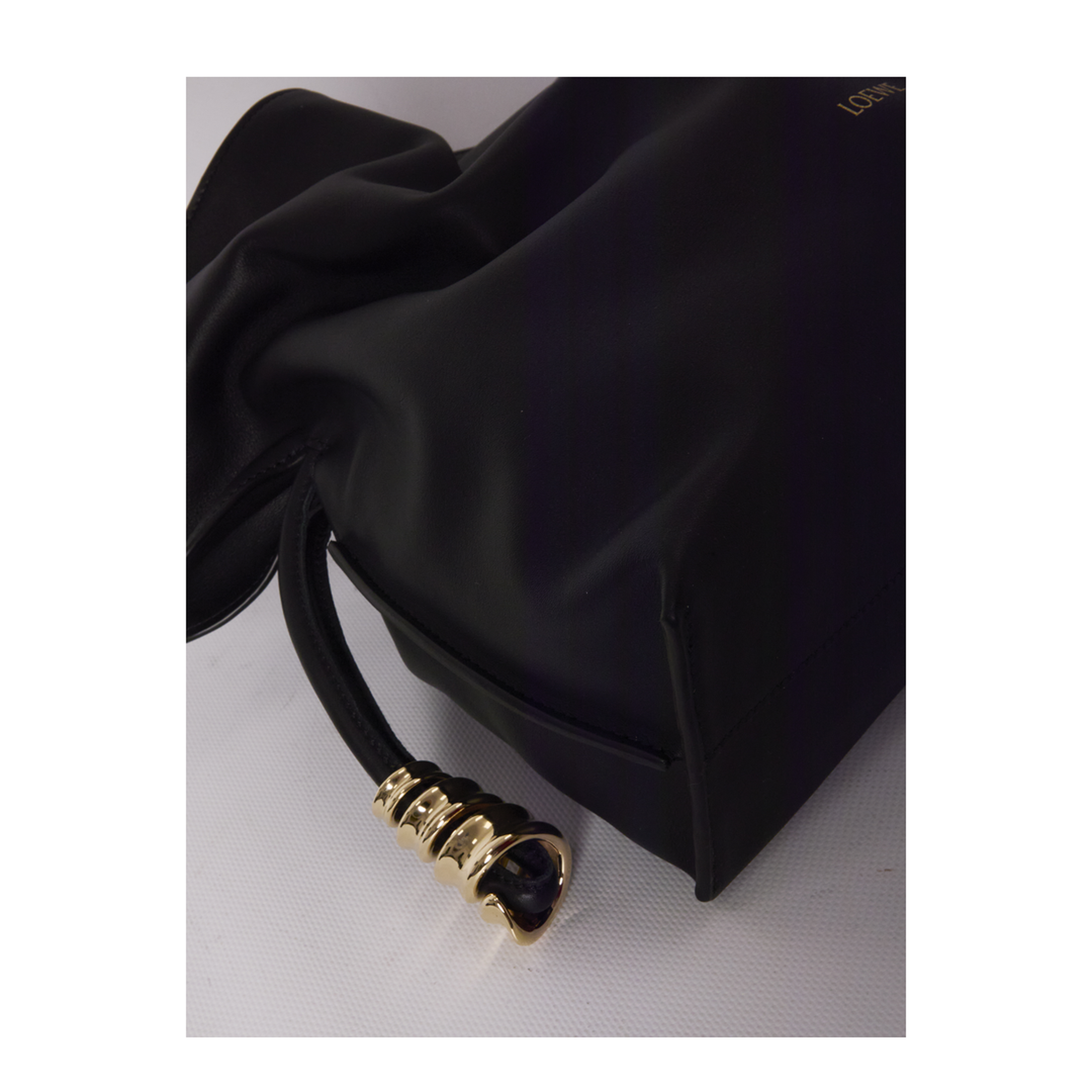 Coil Flamenco clutch bag