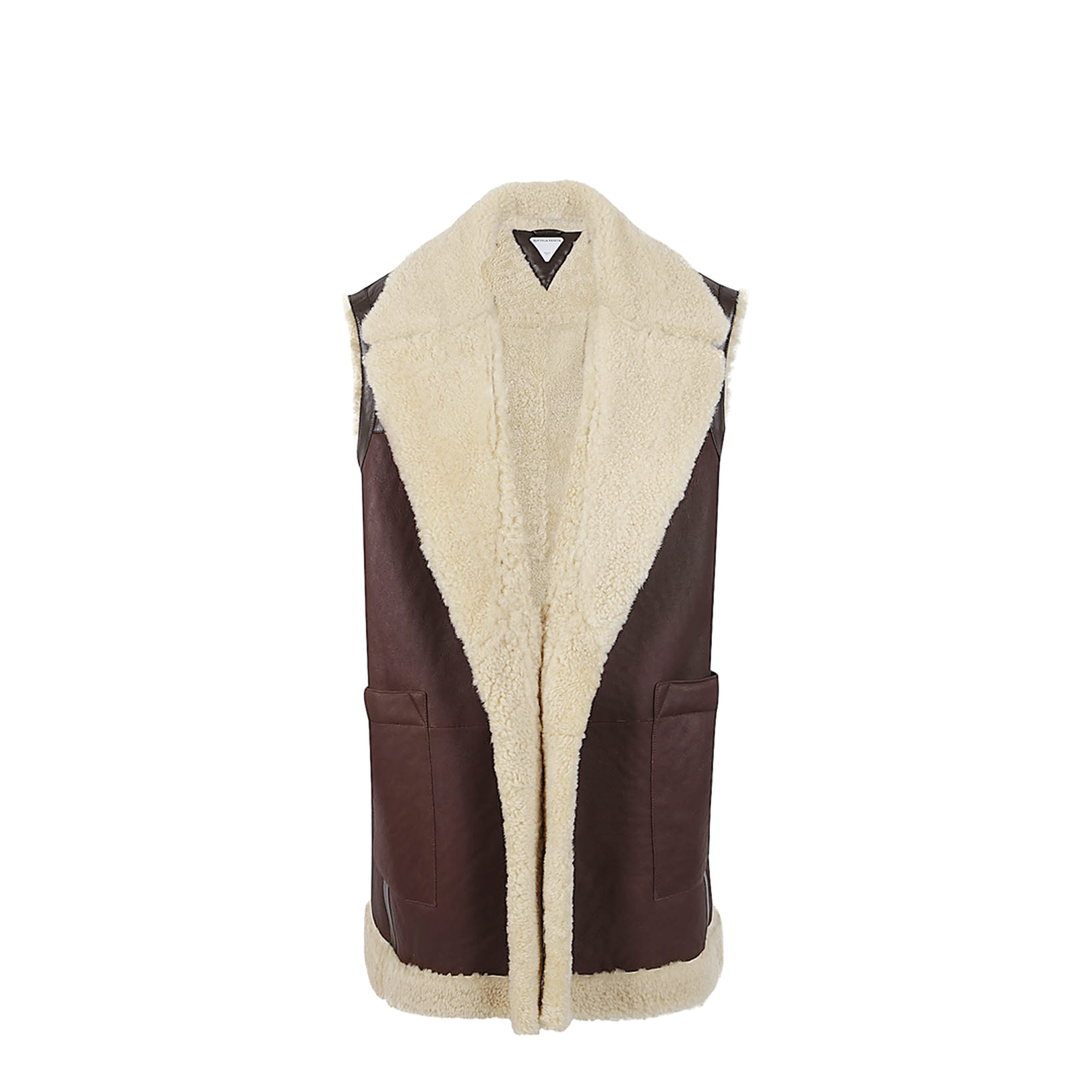 Leather and Shearling Gilet