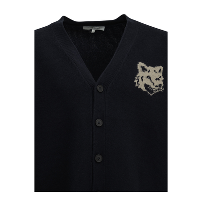 MAYFEYR - Maison Kitsuné - Fox Head Cardigan - PM00509KM03290630