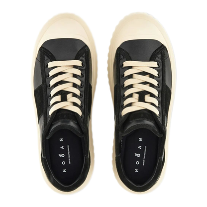 MAYFEYR - Hogan - H-Stripes Nappa Leather And Suede Sneakers - HXW7020FV00SCY