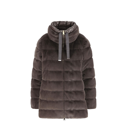 MAYFEYR - Herno - Faux Fur High Neck Down Jacket - PI002123D12630