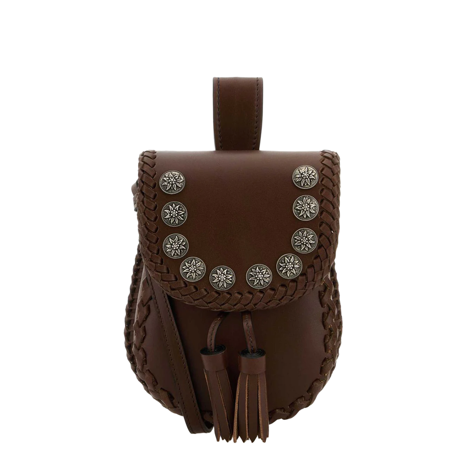 Brown Leather Crossbody Bag