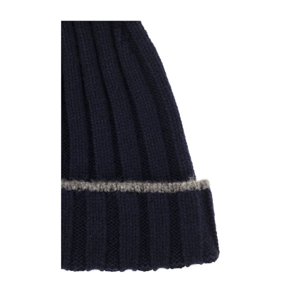 Cashmere Turn-Up Beanie