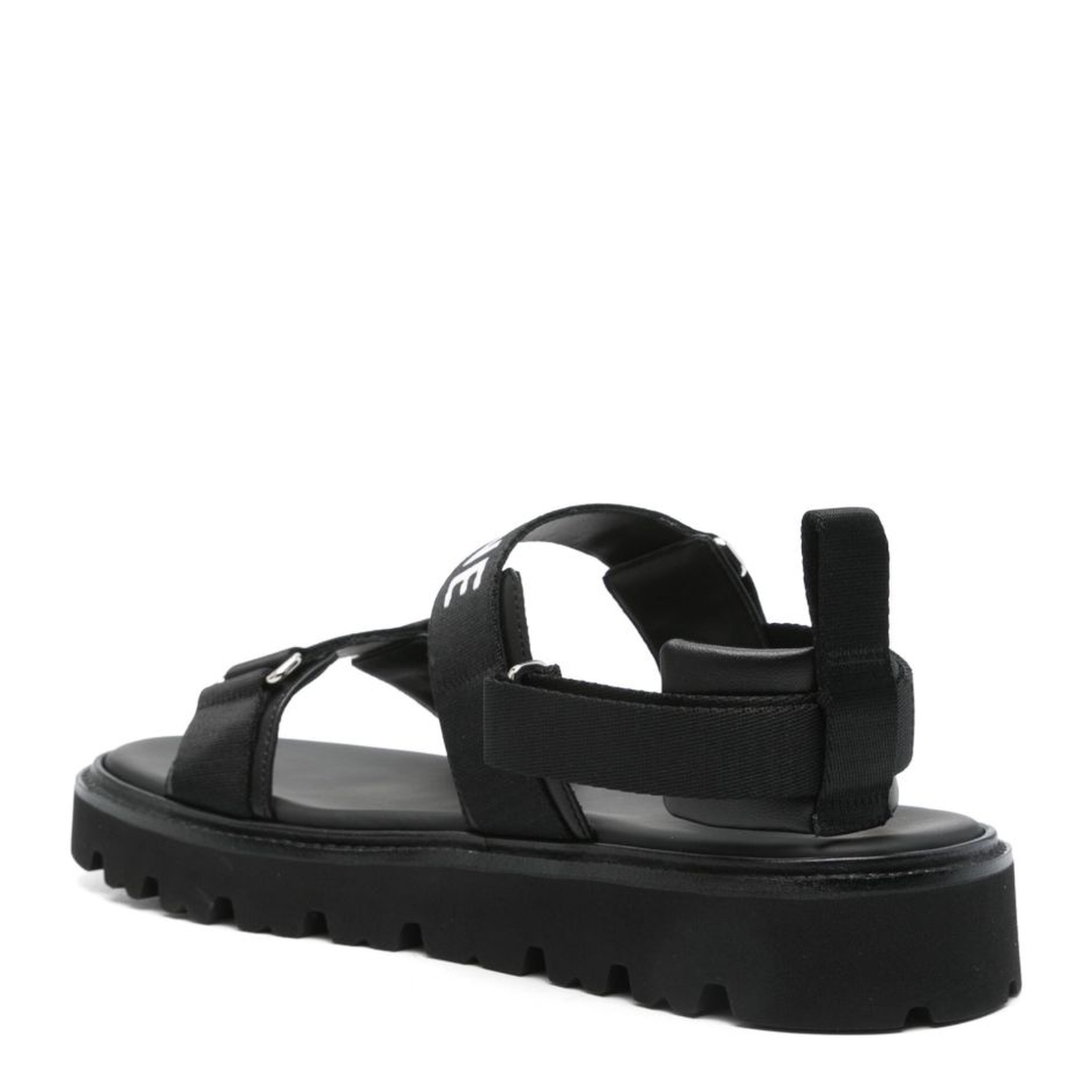 Buckle-Strap Fastening Pull-Tab Heel Shoes