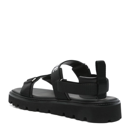 Buckle-Strap Fastening Pull-Tab Heel Shoes